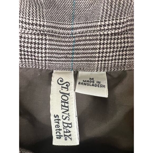 St. John Bay Brown Stretch Jacket Size Medium - Picture 2 of 4